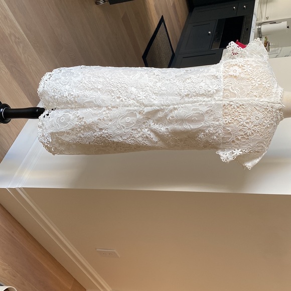 Cupcakes and Cashmere White Lace Mini Dress NWT - Picture 7 of 8